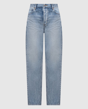 Saint Laurent Блакитні джинси з ефектом потертості 813269Y35AQ