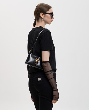 Dolce&Gabbana Черная кожаная сумка с логотипом BB7891AZ000