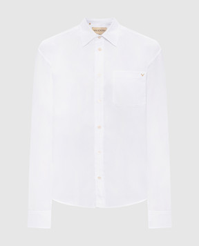 Valentino Біла сорочка з монограмою 8V0ABB84BH1