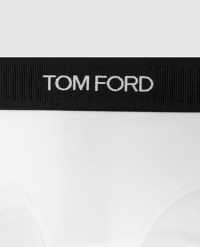 Tom Ford Білі трусики з логотипом KNJ004JEX011
