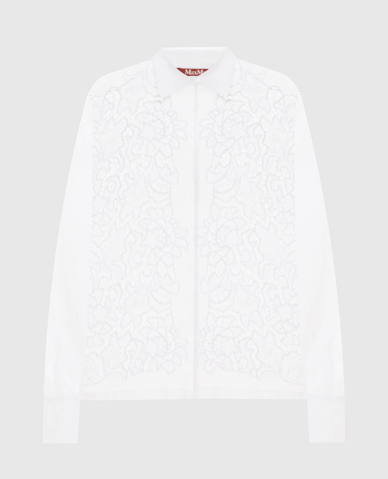 Белая рубашка CALI из рамы с вышивкой