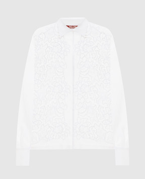 Max Mara Белая рубашка CALI из рамы с вышивкой MSTCALI