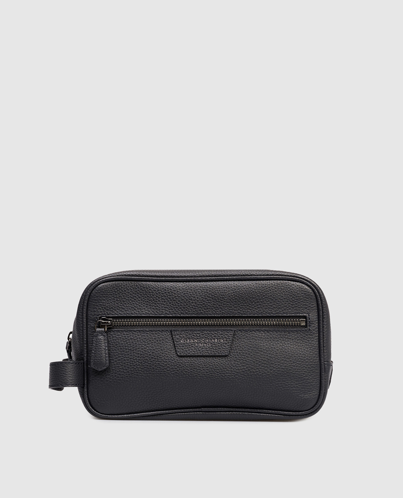 

Синий кожаный несесер с логотипом Florence, Несессеры