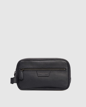 Gianni Chiarini Синій шкіряний несесер з логотипом Florence BCUB20286GRNCRV