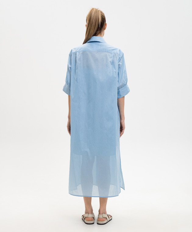 Jil Sander Голубое платье J02CT0593J45326 изображение 4