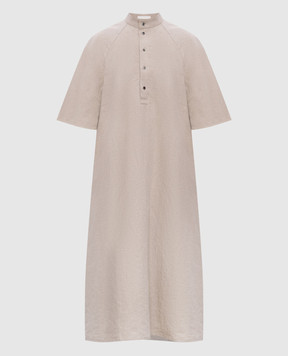 Intoca Бежева сукня з льону 261MITSDR1202
