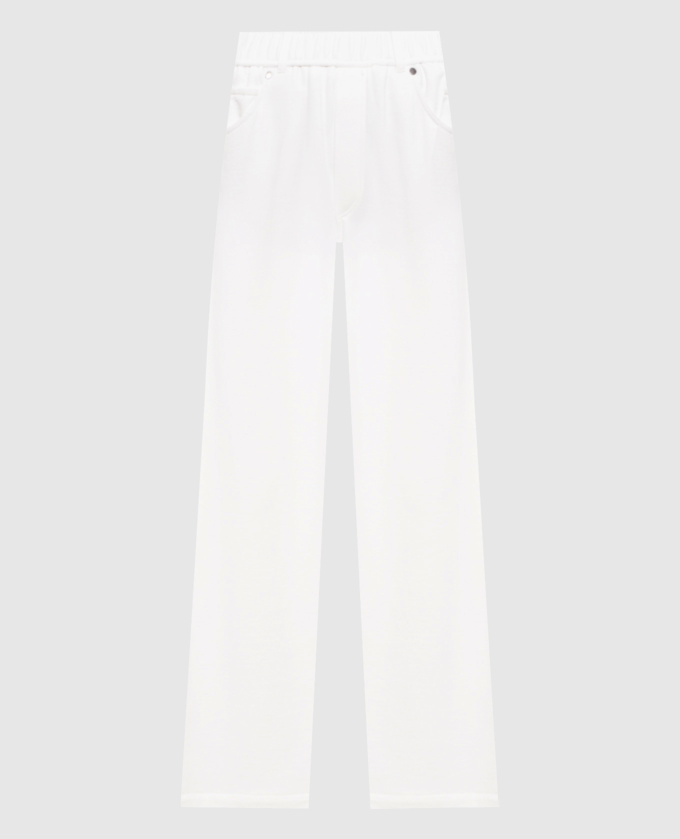 Белые спортивные штаны