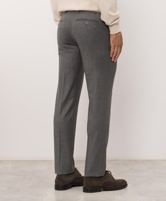 Bertolo Cashmere Сірі штани 000305001391 зображення 4