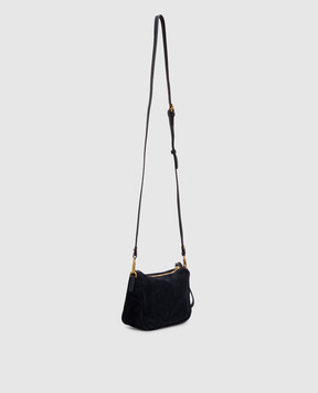 Gianni Chiarini Синяя замшевая сумка кросс-боди Nora BS10224CMPL