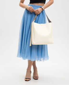 Gianni Chiarini Кожаная сумка Jo цвета айвори BS11991LSR