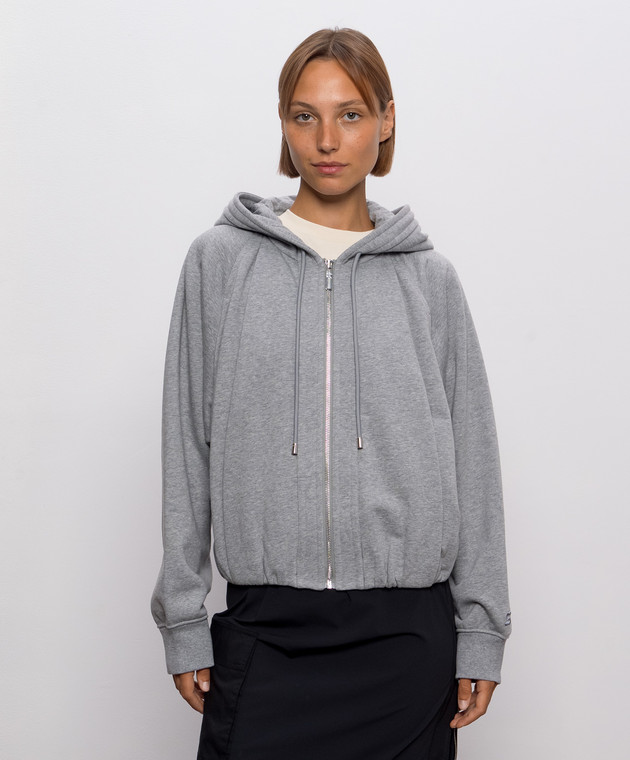 Max Mara Sportmax Сіра меланжева спортивна куртка FASHION SPDFASHION зображення 2