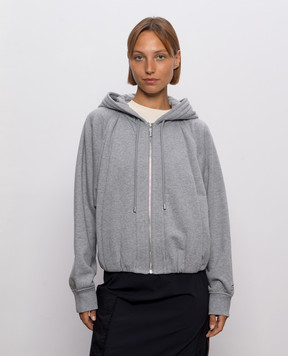 Max Mara Sportmax Сіра меланжева спортивна куртка FASHION SPDFASHION