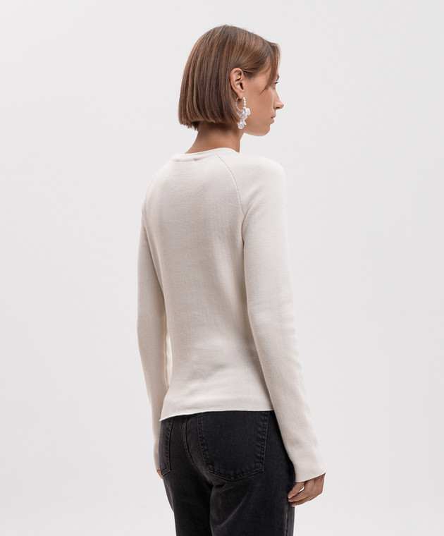 Magda Butrym Кардиган з кашеміром кольору айворі KNITWEAR29CARDIG266726 зображення 4