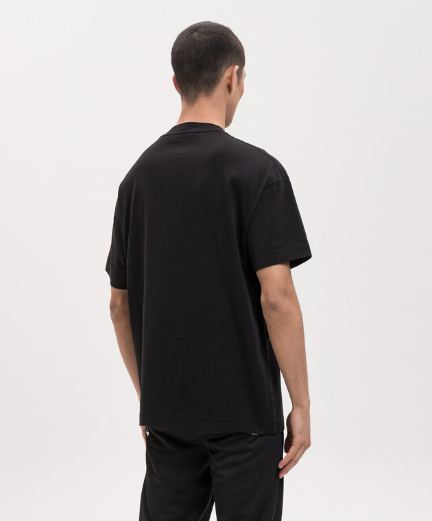 Palm Angels Чорна футболка Statement PMAA109S26JER006 зображення 4