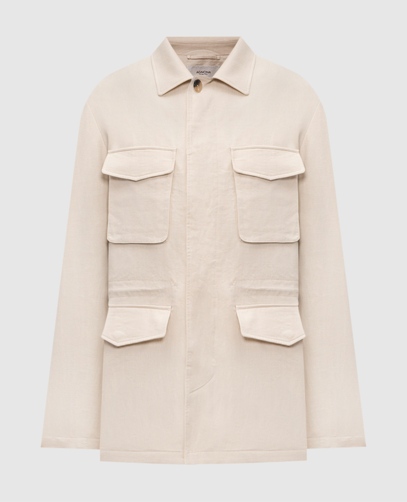 

Бежевая куртка из льна, Бежевый, Куртки