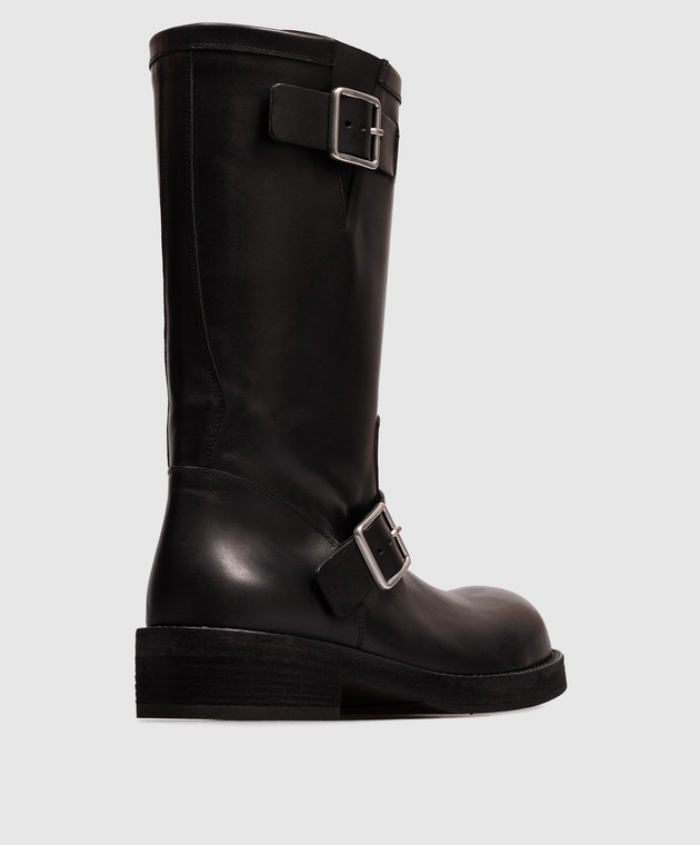 Ann Demeulemeester Чорні шкіряні черевики Sarith B0014061LT049 зображення 3