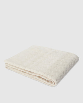 Missoni Home Бежевий махровий рушник Chalk у візерунок 1D3SP99958