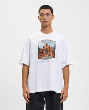 Off-White Біла футболка Train Off 44MAA120F5J004
