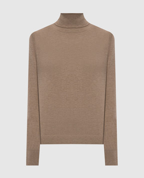 Max Mara Бежевый гольф ALLEGRA из шерсти SMMALLEGRA