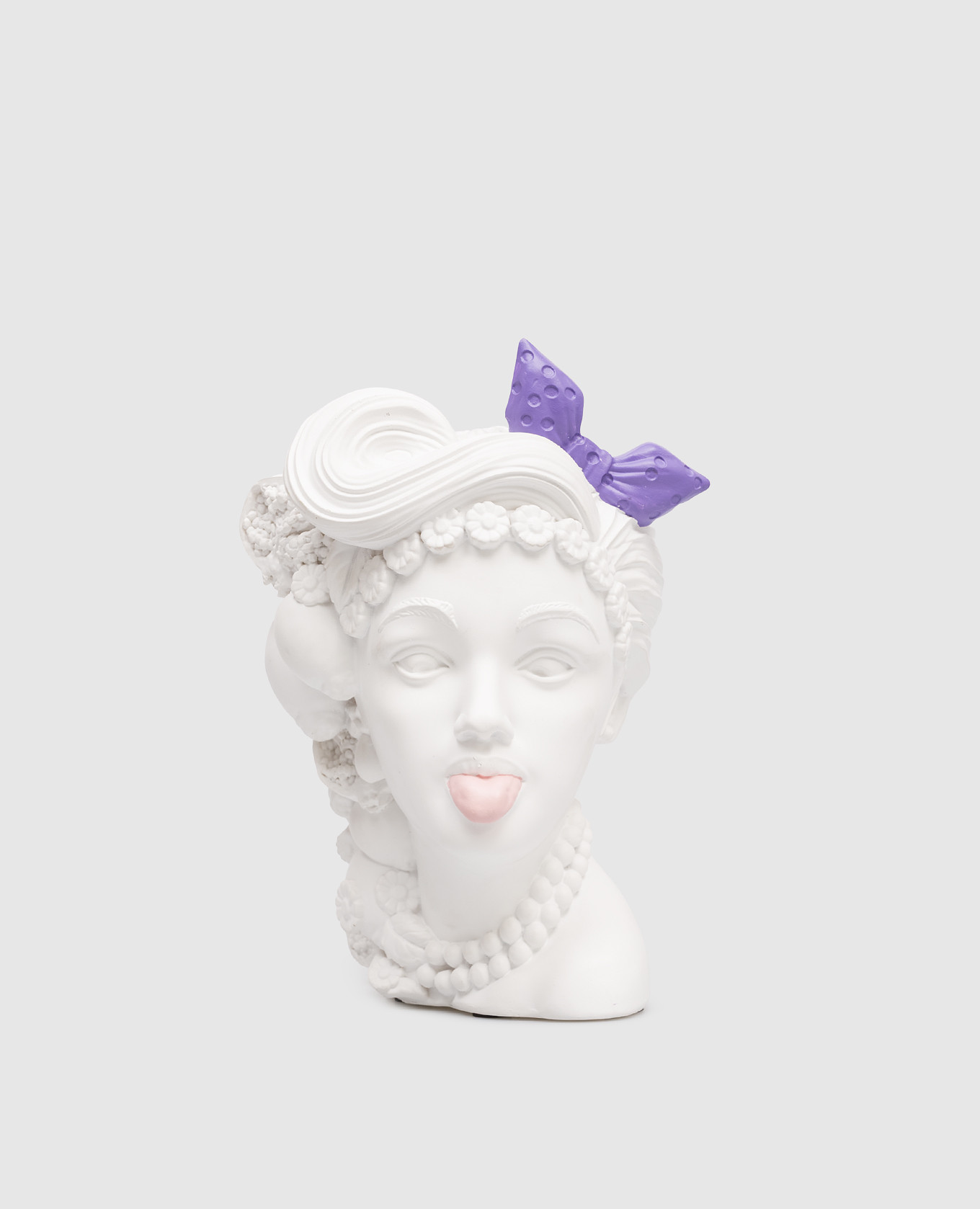 

Белая статуэтка L`irriverente, Белый, Декор