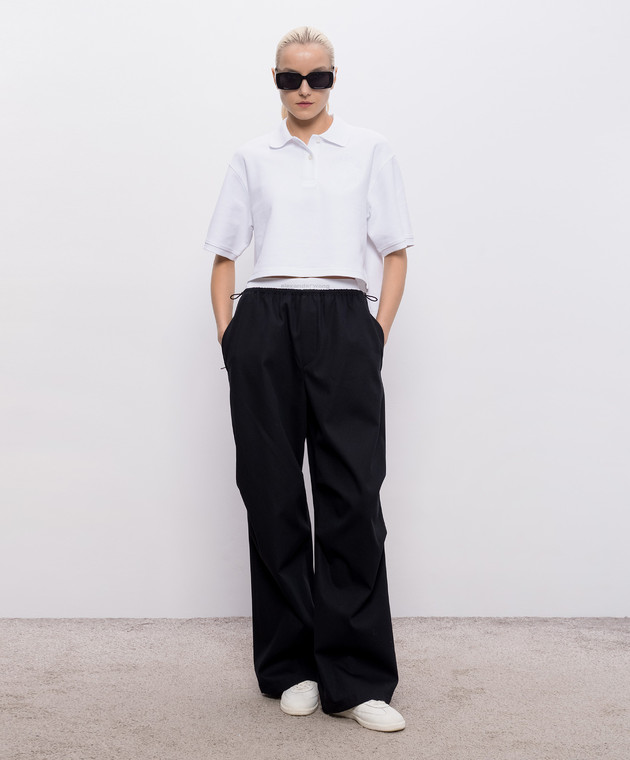Alexander Wang Чорні штани з логотипом 1WC1264969 зображення 2