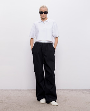 Alexander Wang Черные брюки с логотипом 1WC1264969