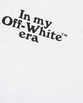 Off-White Дитяча біла футболка з принтом 44BAA002S26J007