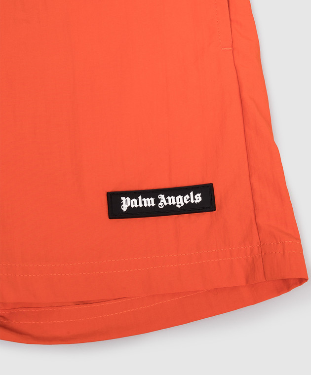 Palm Angels Дитячі помаранчеві шорти для плавання PBFD005S26FAB001 зображення 3