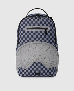 Sprayground Дитячий синій рюкзак ATELIER BLEU SHARKS IN PARIS 910B8486NSZ