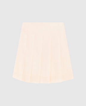 Ermanno Scervino Бежевая юбка с плиссированием D482O759RWK