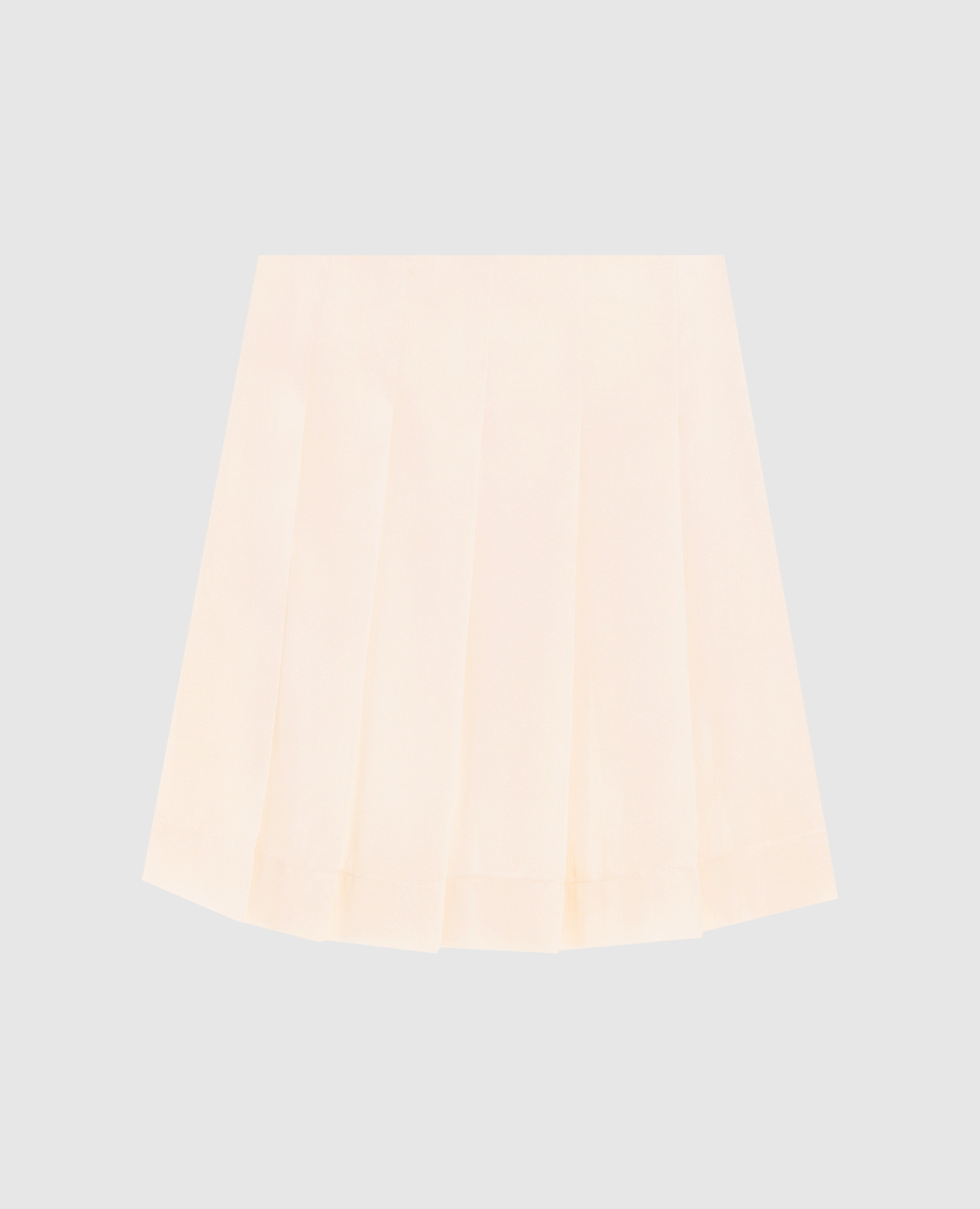 Бежева спідниця з плісуванням