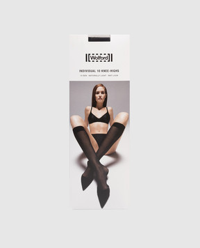 Wolford Чорні гольфи Individual 10 den 31241