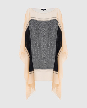 Balmain Пляжное платье из шелка с принтом BKA172450