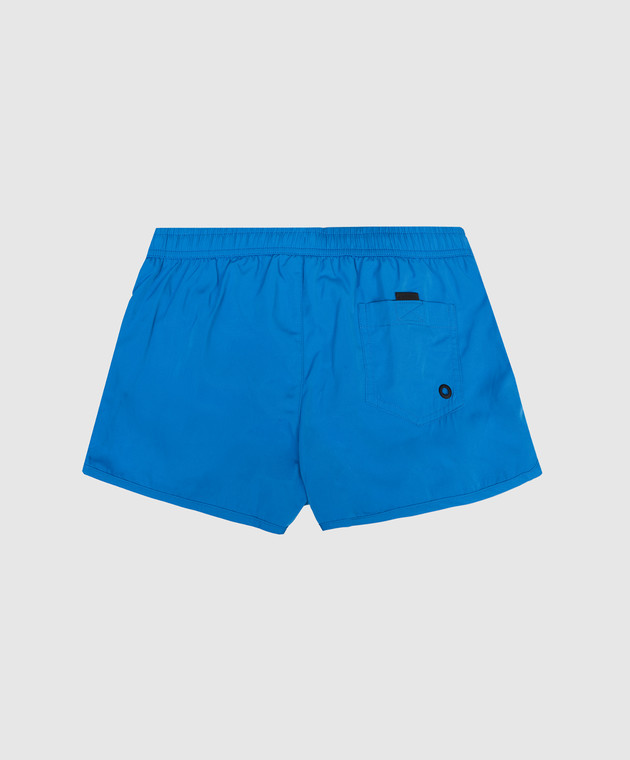 Diesel Дитячі сині шорти для плавання з емблемою J02701KXBPB зображення 2