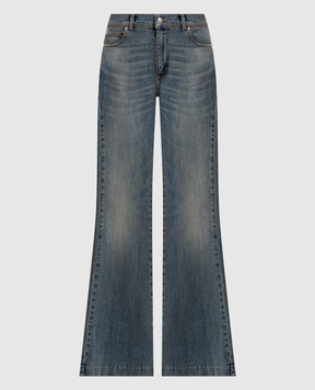 Alexander McQueen Сині джинси кльош A005FSQMAC4
