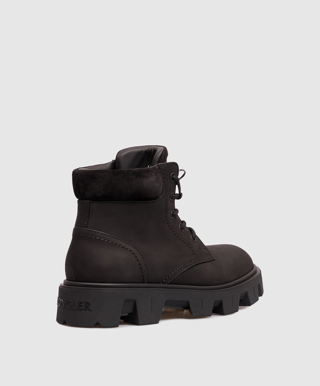Moncler Чорні черевики Peak City з нубуку L209A4F00070M6882 зображення 3