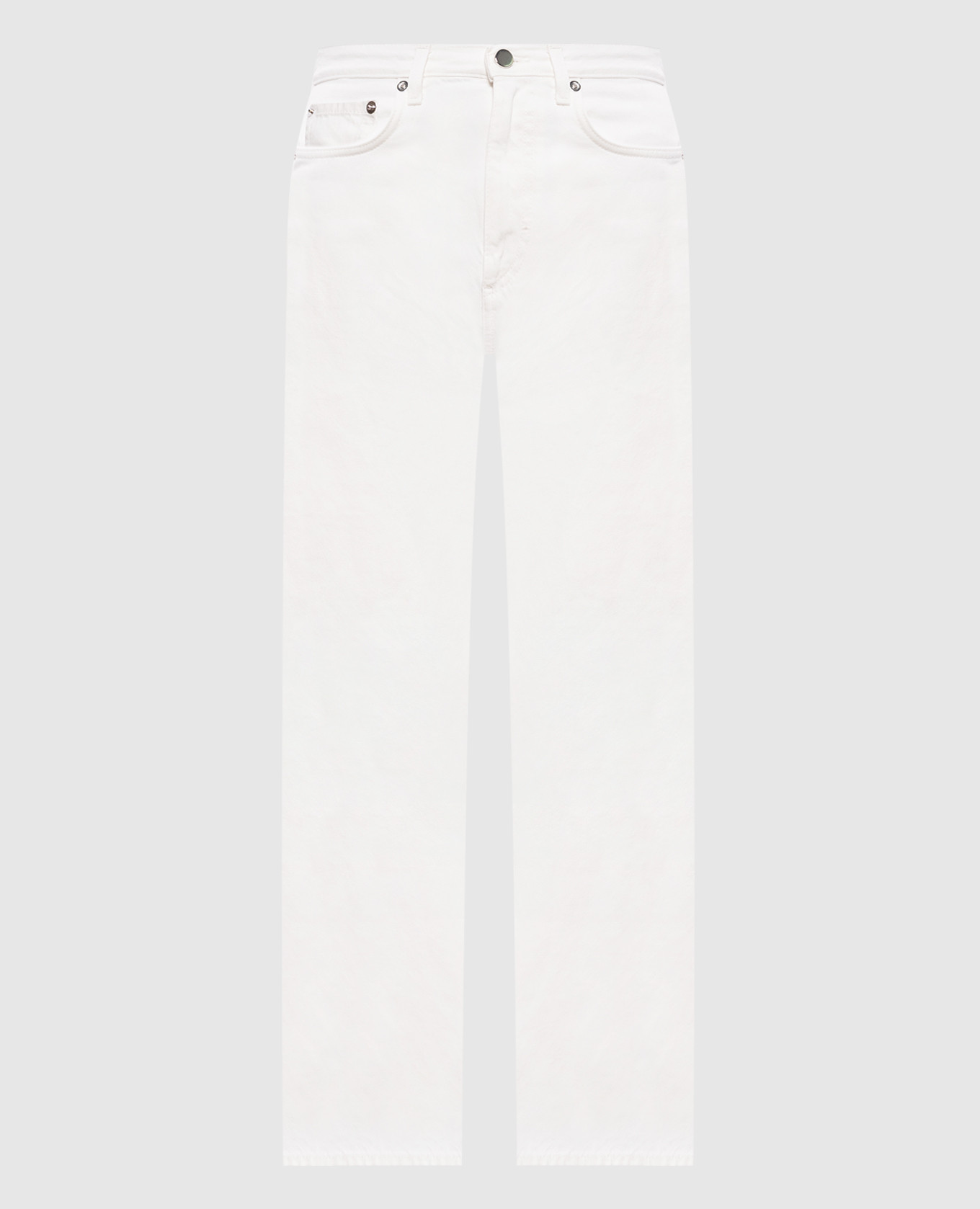 Белые джинсы мом SAMUR