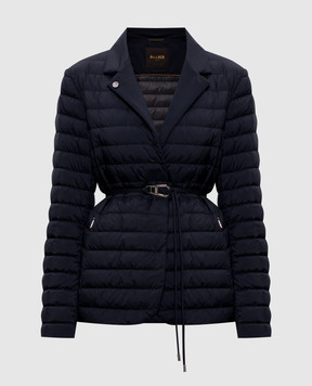 MooRER Синя куртка LANZADA з поясом LANZADAS3