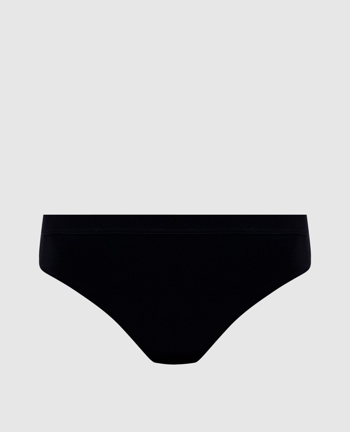 Черные трусики от купальника с логотипом