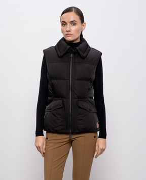 Moncler Grenoble Чорний пуховий жилет Hallaine K20981A000225988K