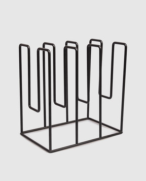 L'Appartement Чорна металева підставка для капців STEPLINESLIPPERSTAND