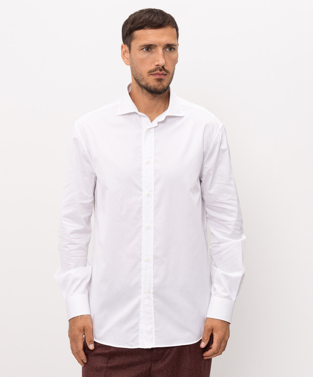 Brunello Cucinelli Біла сорочка MBUC40627 зображення 3