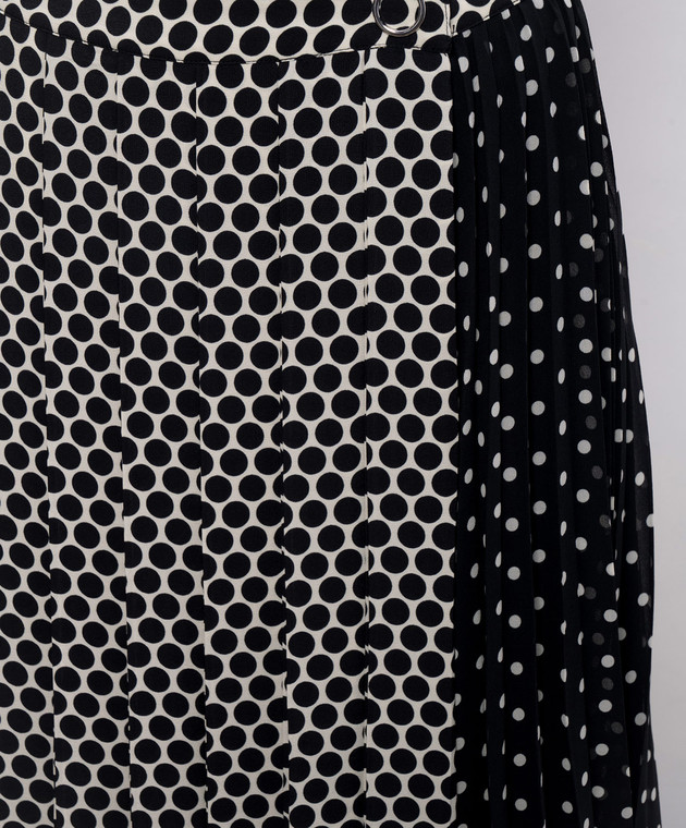 Max & Co Черная юбка на запах в горох MCORICAMO изображение 5