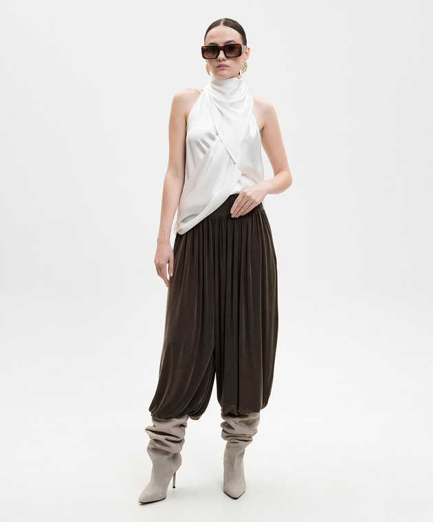 Balmain джоггеры цвета хаки GF0PN230JJ77 изображение 2