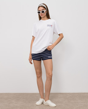 Sporty & Rich Біла футболка Promo TO119710431WH01