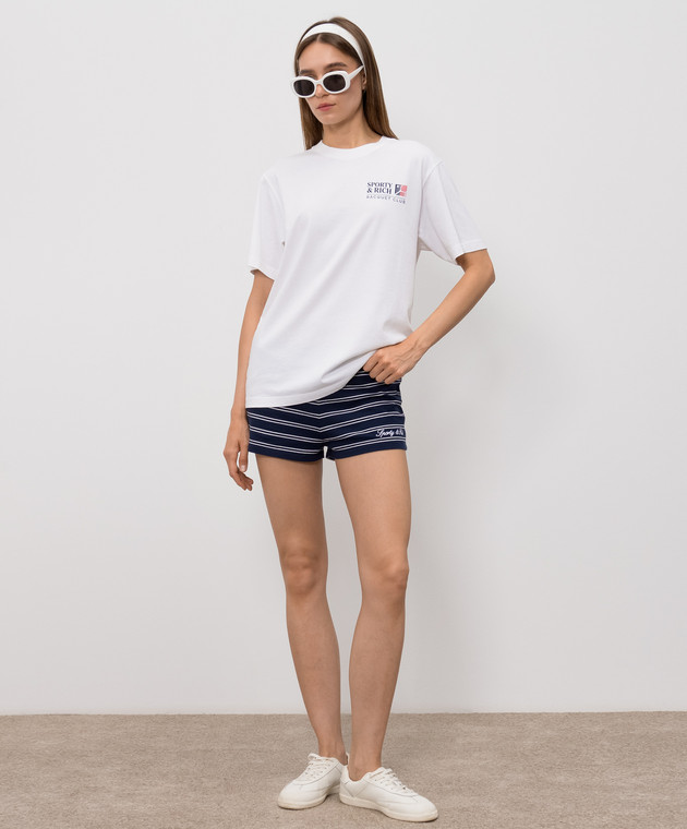 Sporty & Rich Біла футболка Promo TO119710431WH01 зображення 2