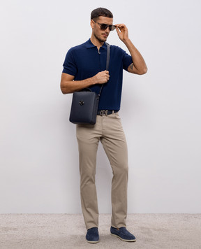 Stefano Ricci Бежеві джинси з патчем логотипа MFT61B0010TR112P