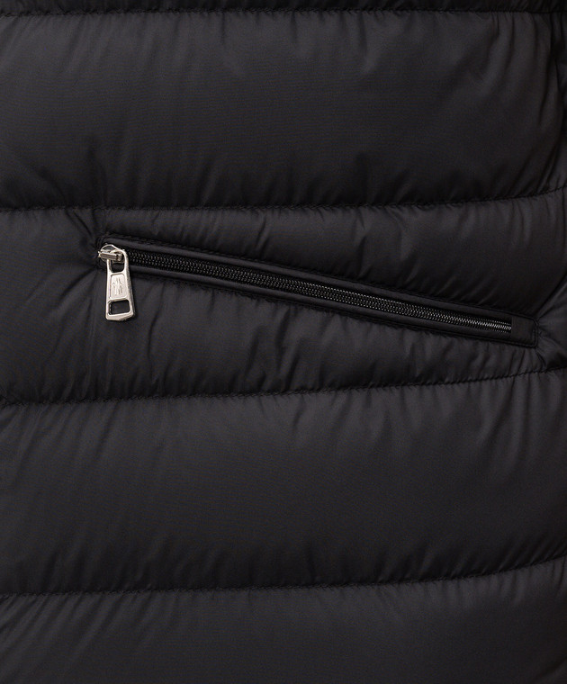 Moncler Черный пуховой жилет Treompan L20911A00119549SK изображение 5