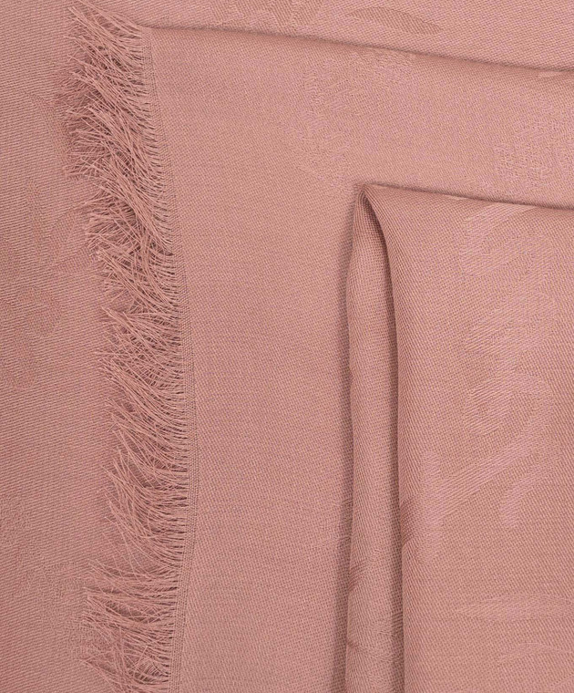 Twinset Рожева хустка у візерунок 262TA4360 зображення 3