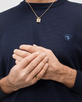 Versace Золотиста каблучка Medusa 10223311A00638